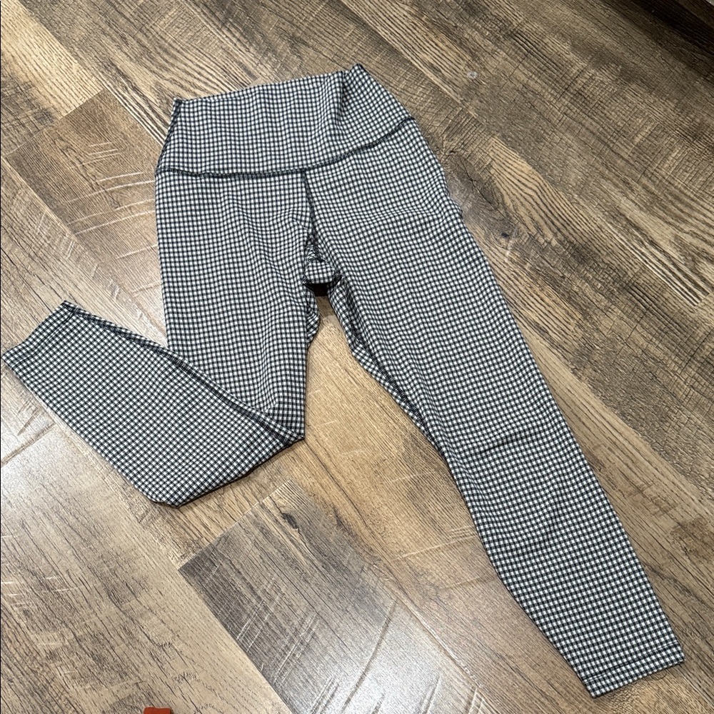 Nike Black and White Checkered Jumpsuit